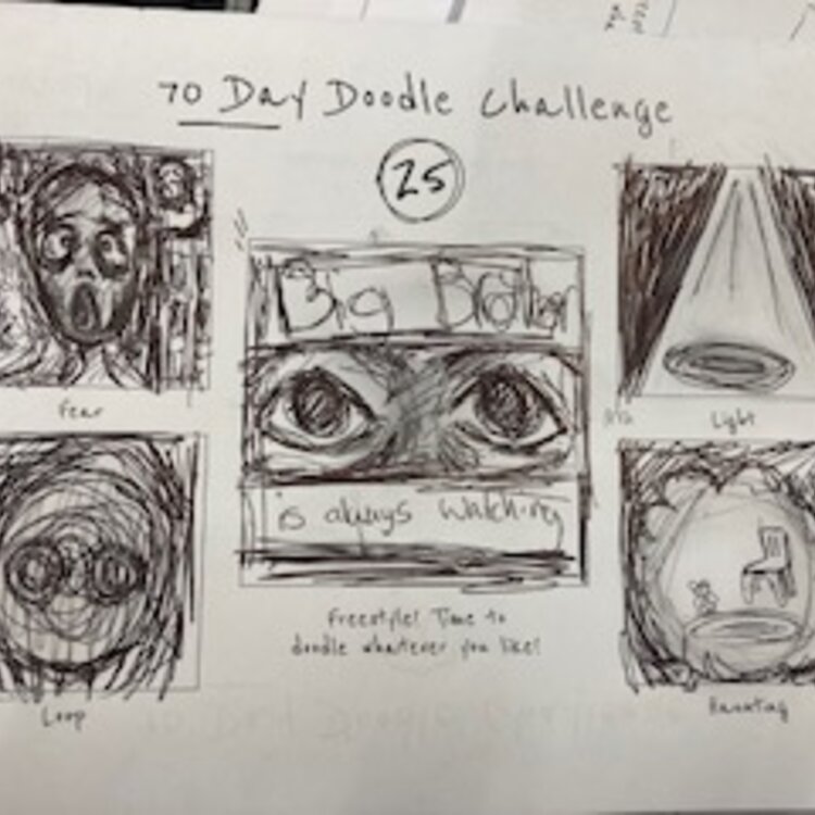 Image of PJ Art Doodle Challenge